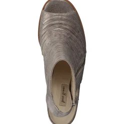 Paul Green SALE|Cayanne Peep Toe Bootie Metallic Smoke