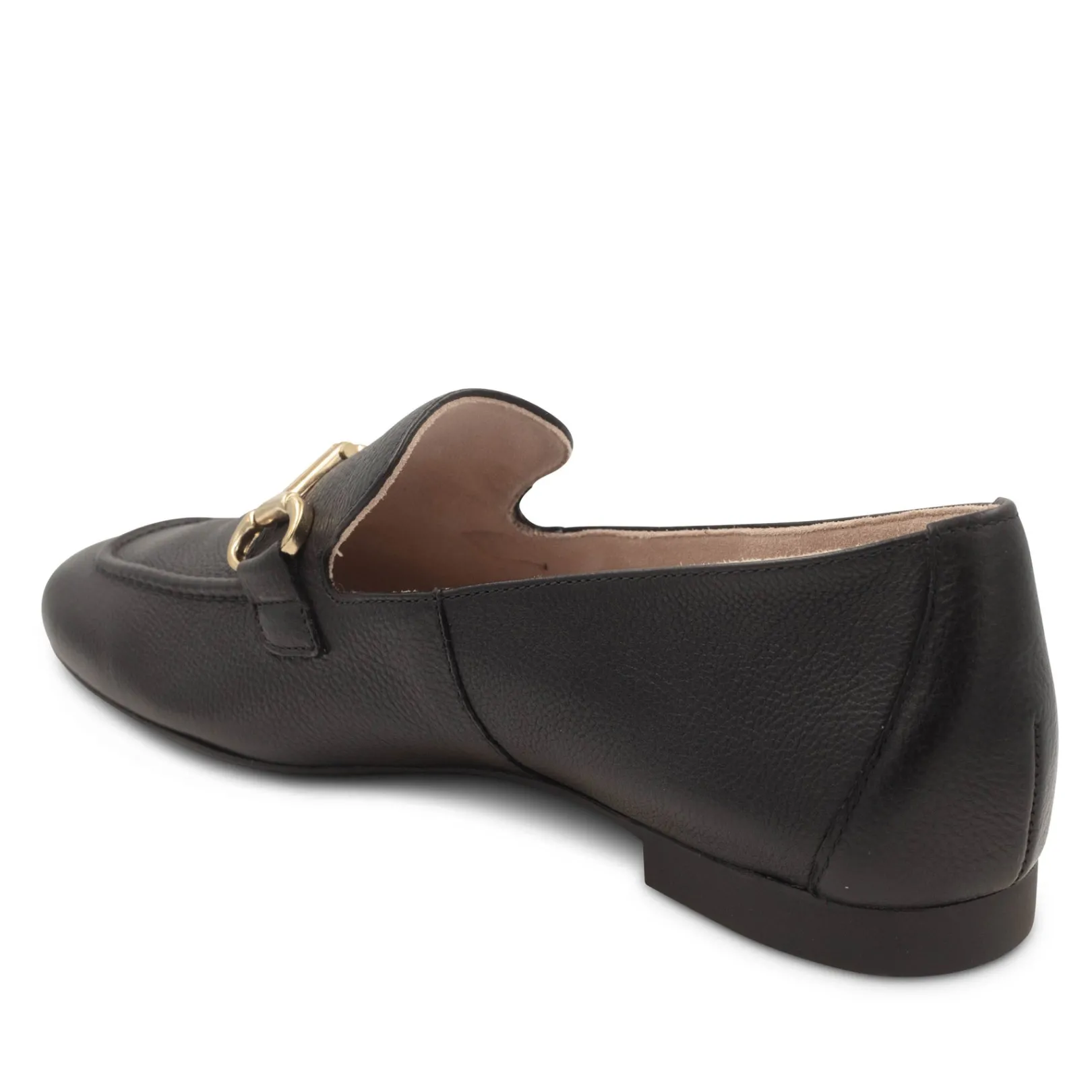 Paul Green LOAFERS/FLATS|Daphne Flat Black Leather