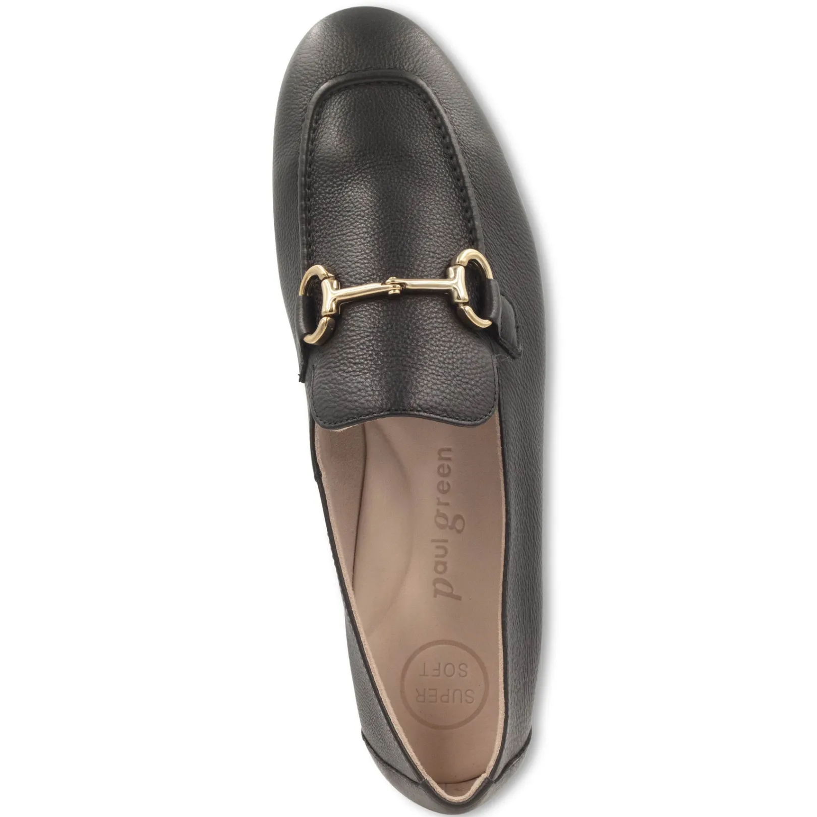 Paul Green LOAFERS/FLATS|Daphne Flat Black Leather