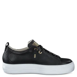 Paul Green SNEAKERS|Faye Sneaker Black Gold Combo