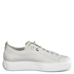 Paul Green SNEAKERS|Faye Sneaker Ivory Leather