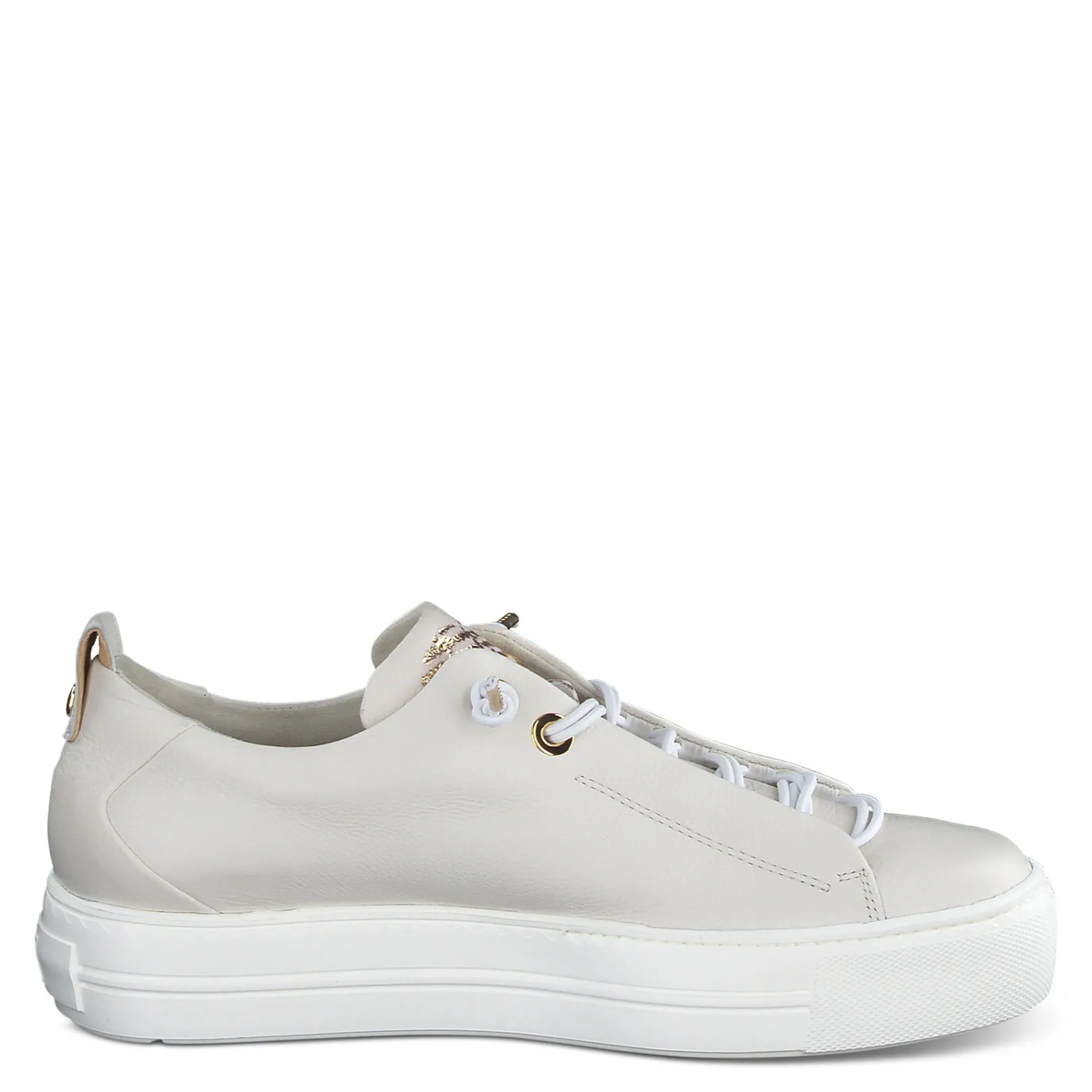 Paul Green SNEAKERS|Faye Sneaker Ivory Leather