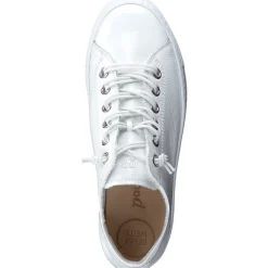 Paul Green SNEAKERS|Hadley Sneaker White Crinkled Patent