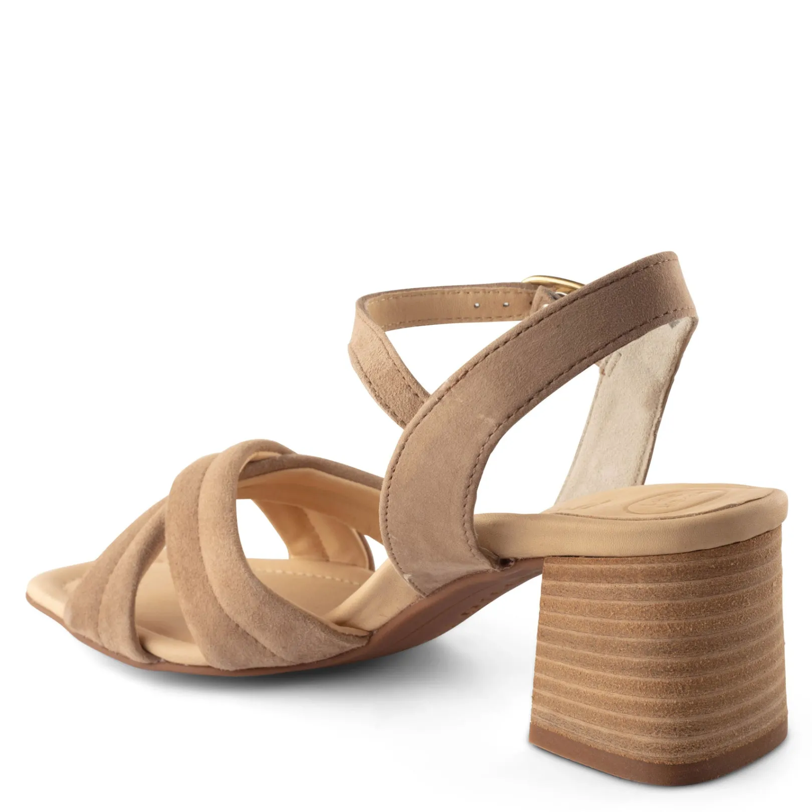 Paul Green SALE|Lexi Heel Champagne Suede