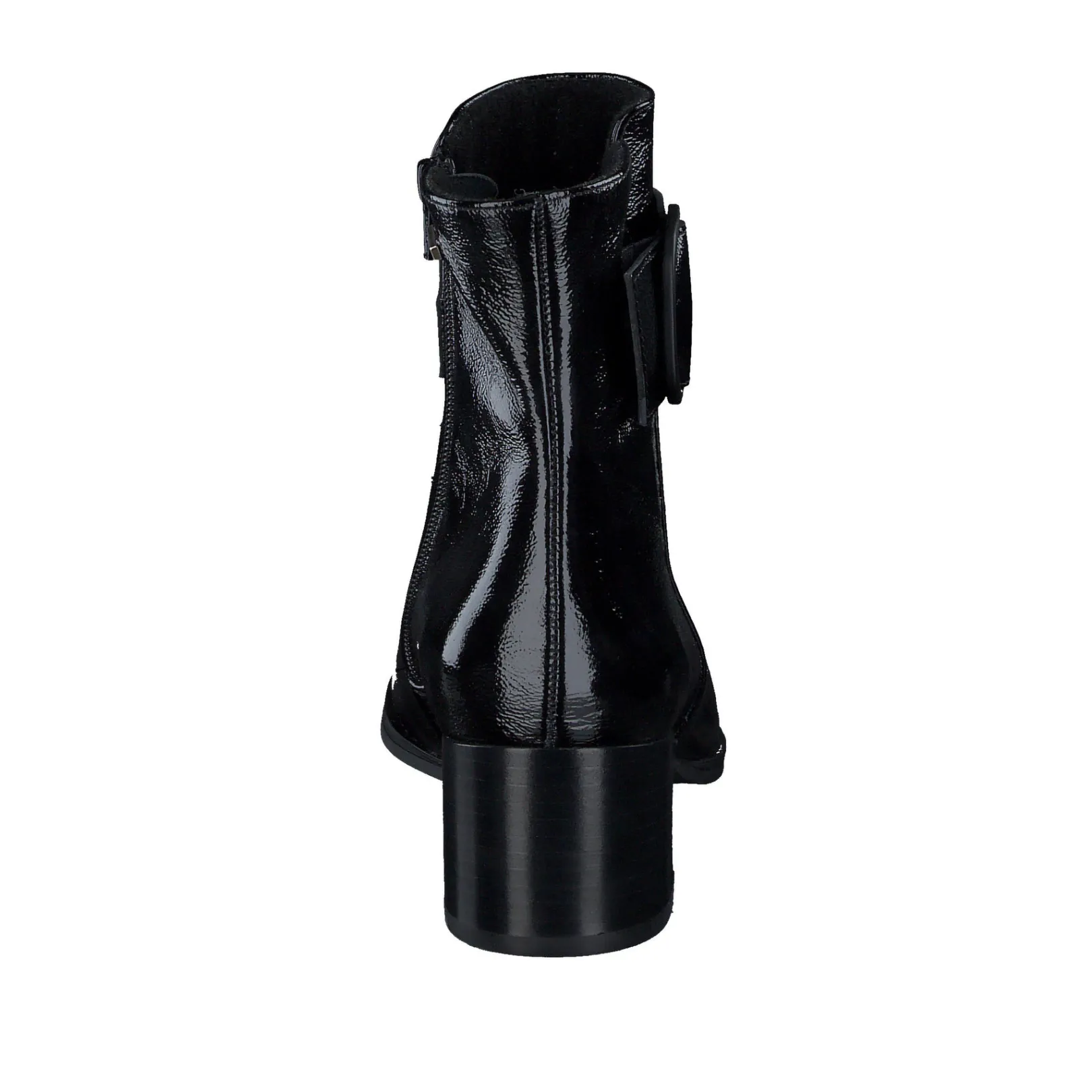Paul Green SALE|Panache Boot Black Crinkled Patent