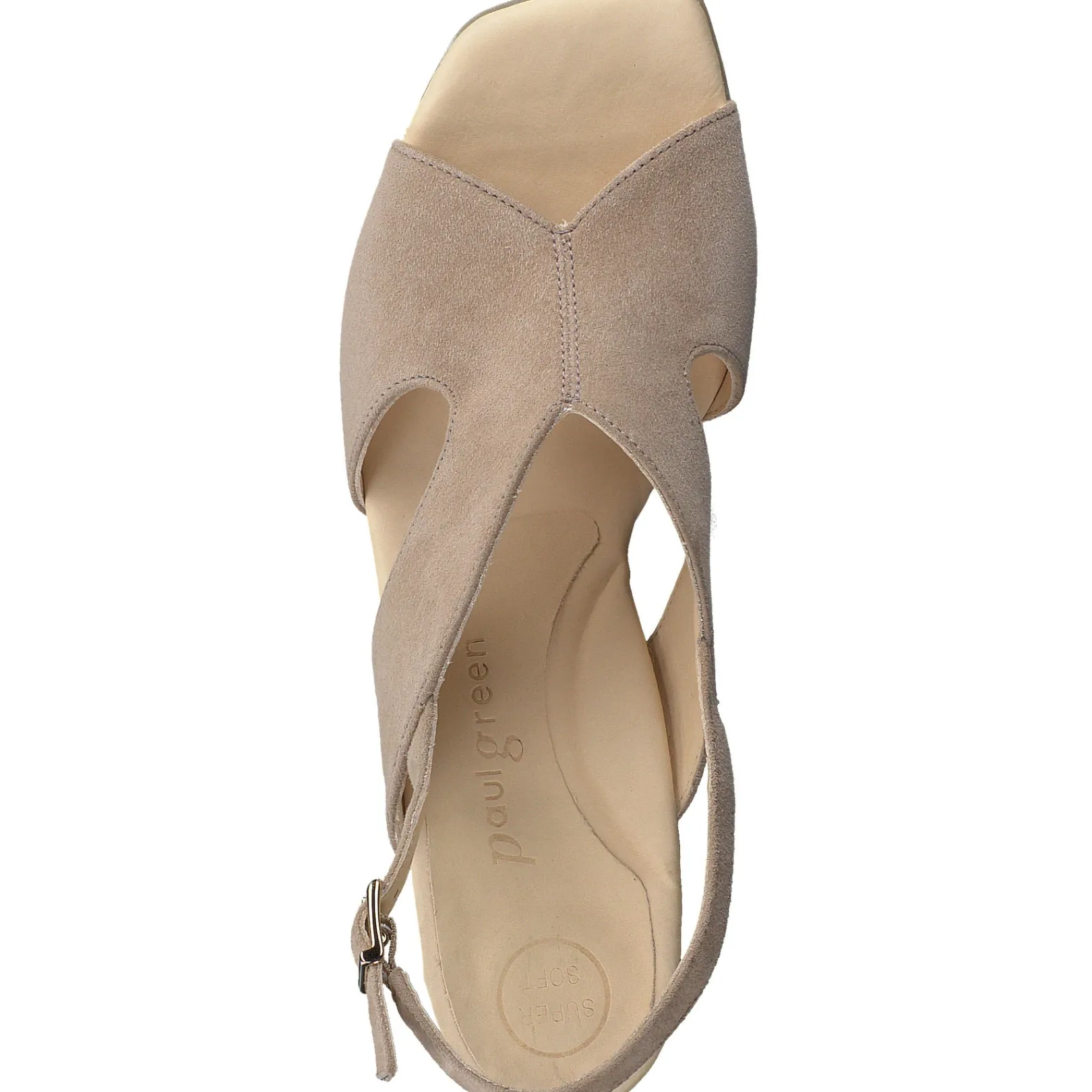 Paul Green HEELS|SANDALS|Remy Sandal Champagne Suede