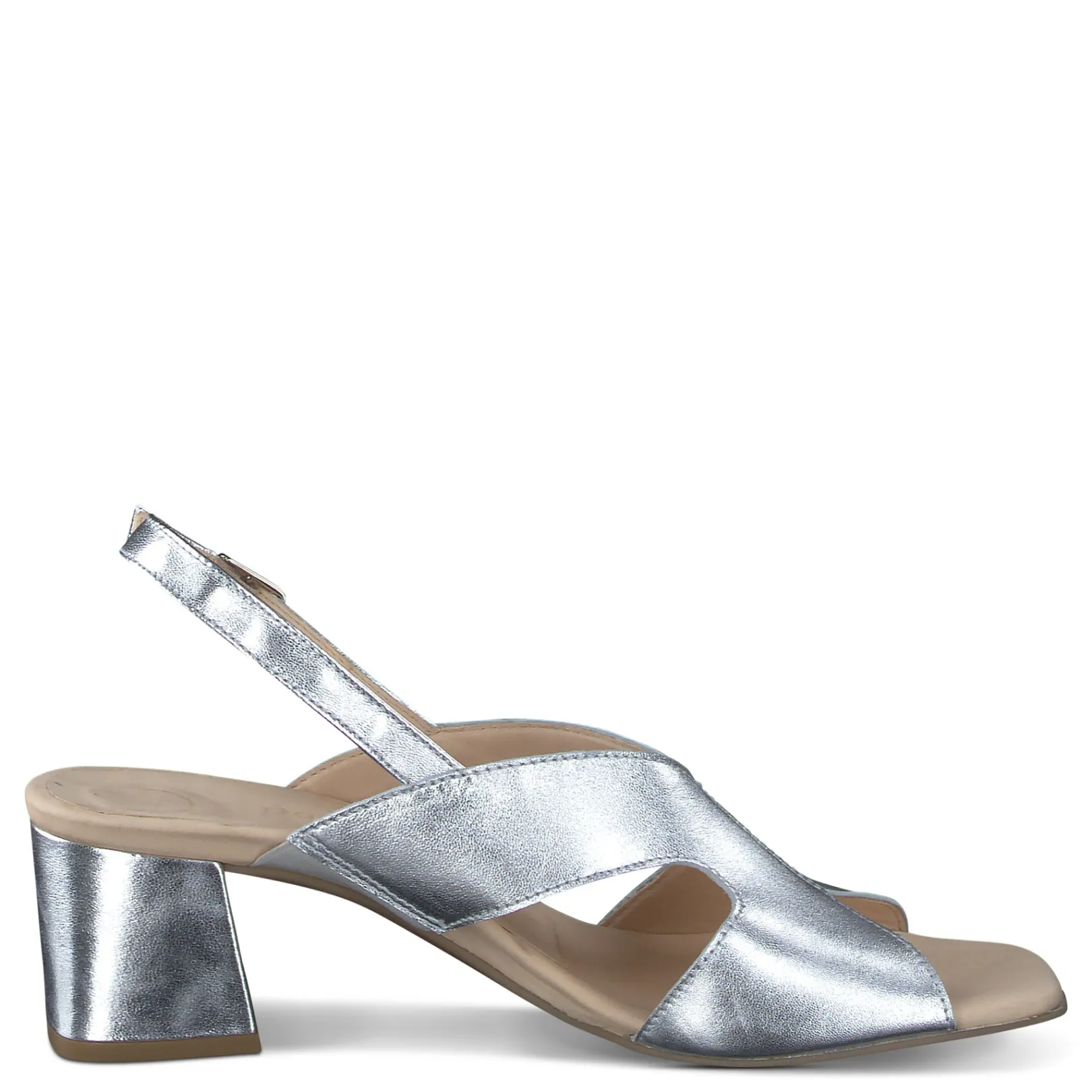 Paul Green SANDALS|Remy Sandal Aluminum Metallic Nappa