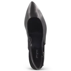 Paul Green SALE|Rio Heel Black Leather