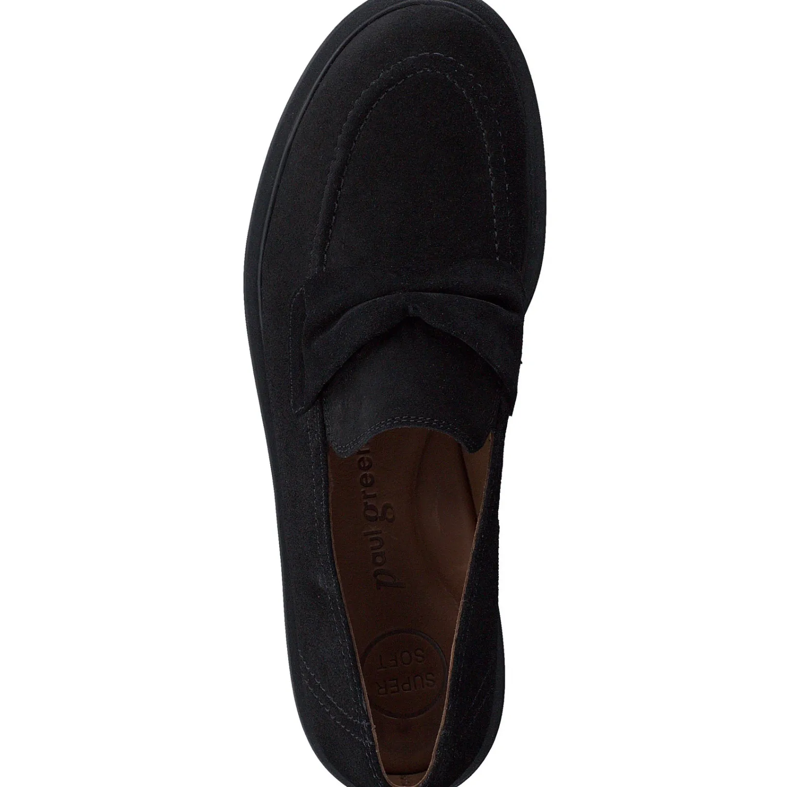 Paul Green SALE|Sadie Loafer Black Suede