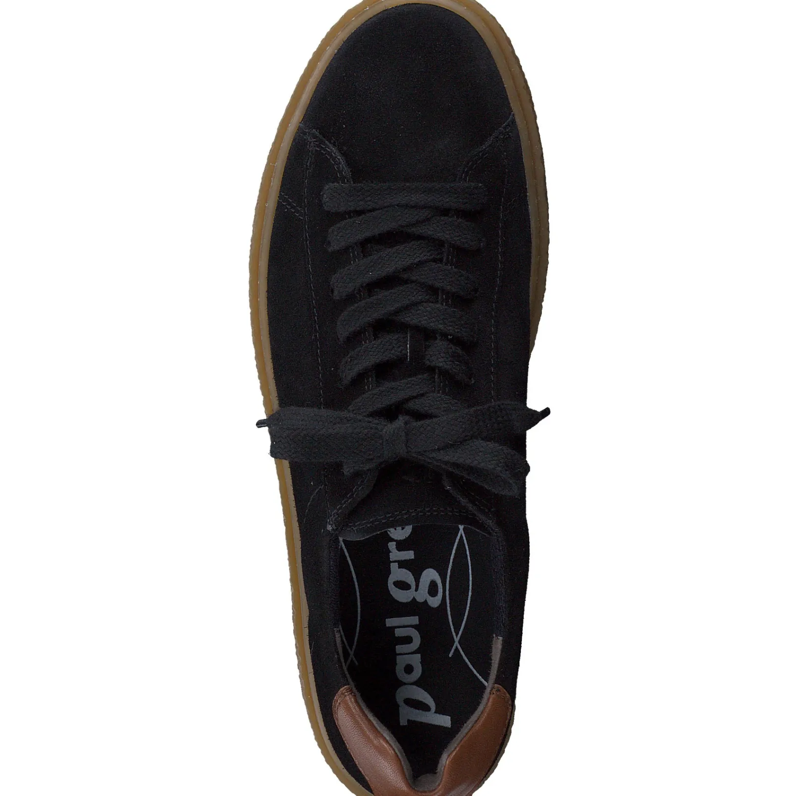 Paul Green SALE|Sage Sneaker Black Cognac Combo