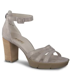 Paul Green SALE|Sassy Heel Cashmere Metallic Suede