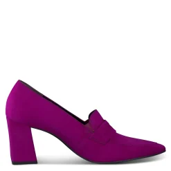 Paul Green SALE|Sax Heel Viola Suede
