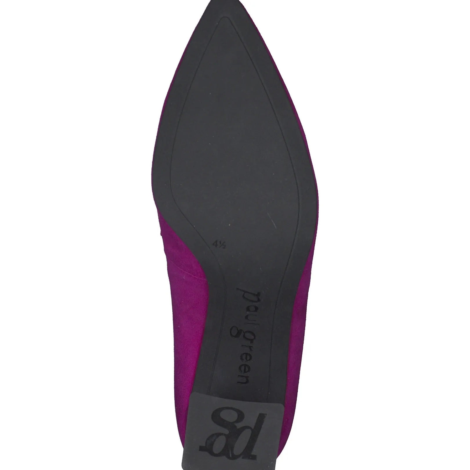 Paul Green SALE|Sax Heel Viola Suede