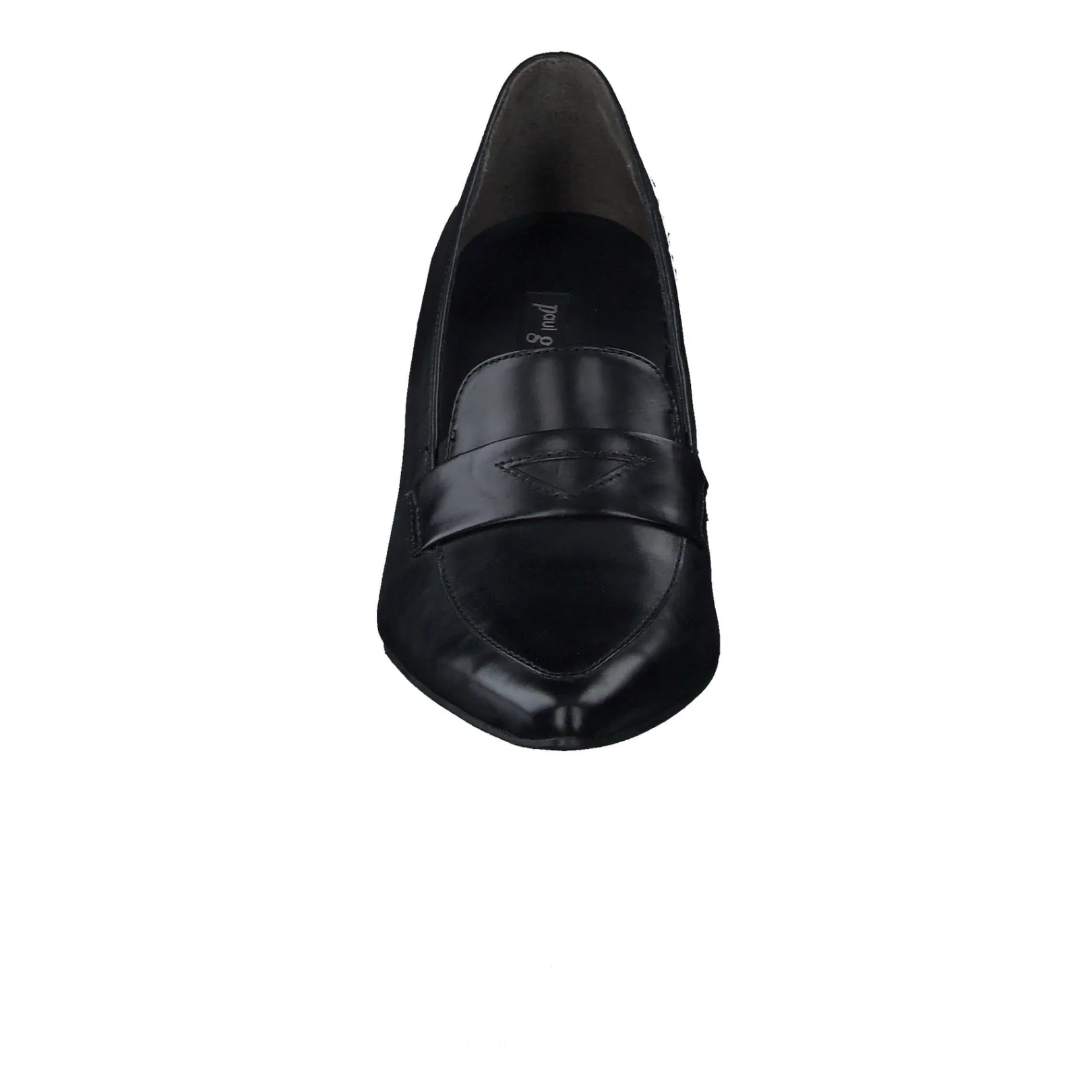 Paul Green SALE|Sax Heel Black Leather
