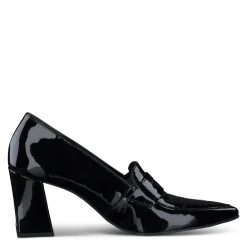 Paul Green SALE|Sax Heel Black Soft Patent