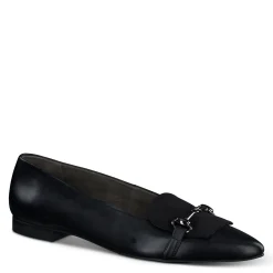 Paul Green SALE|Selena Flat Black Suede Combo