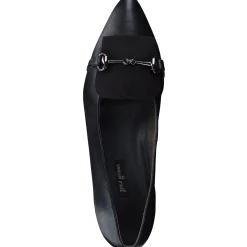 Paul Green SALE|Selena Flat Black Suede Combo