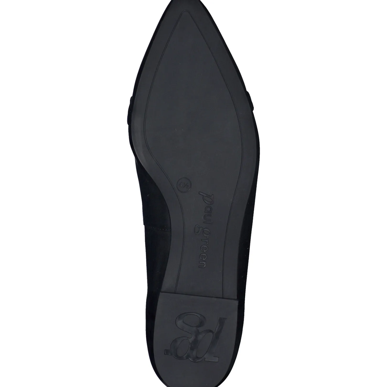 Paul Green SALE|Selena Flat Black Suede Combo