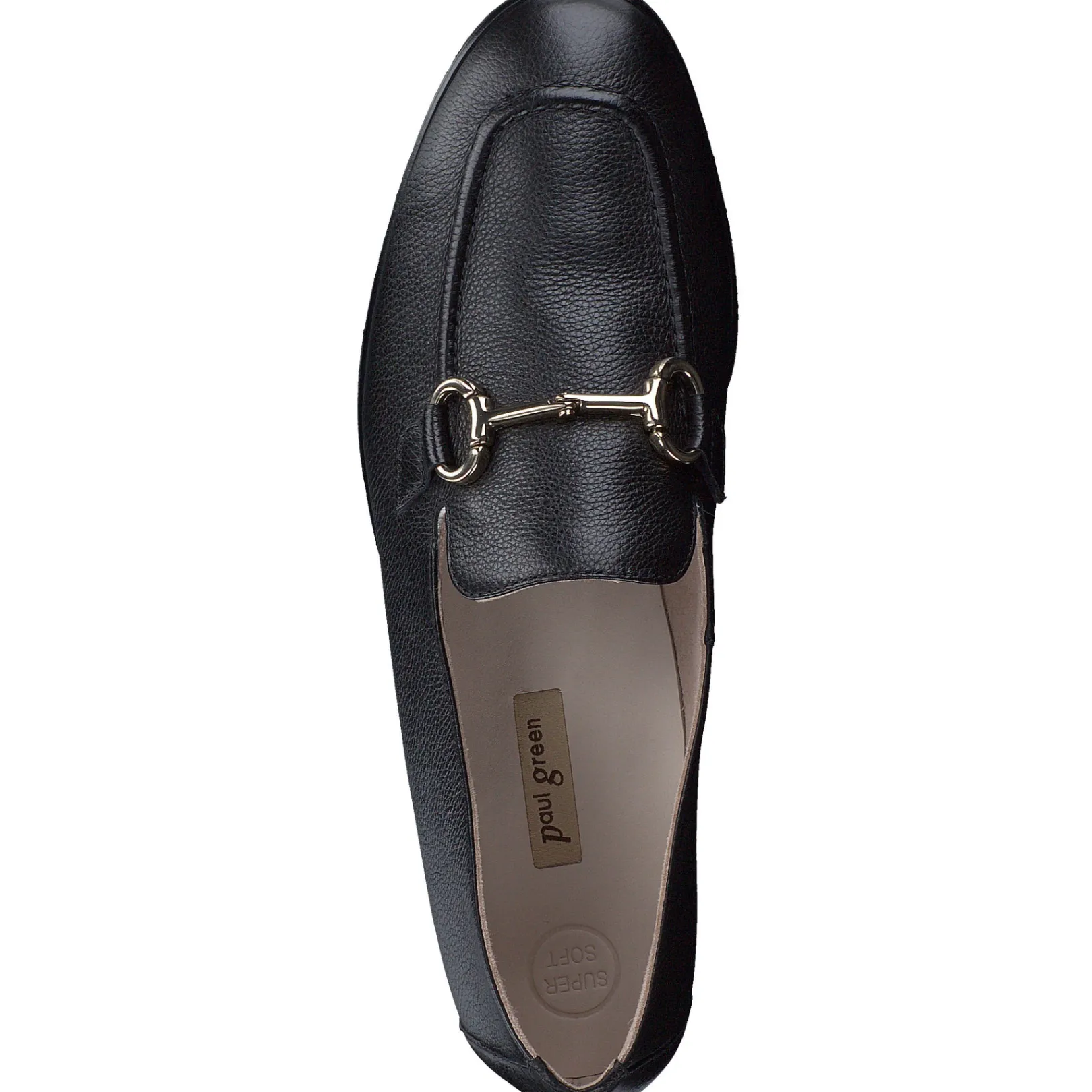 Paul Green SALE|Shay Flat Black Leather