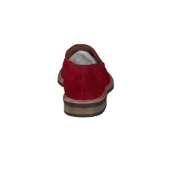 Paul Green SALE|Shelby Flat Red Soft Suede