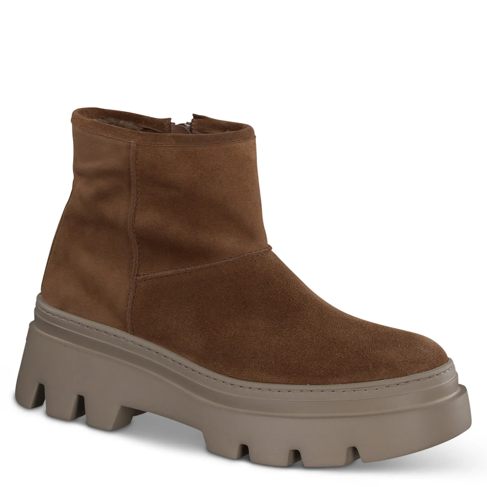 Paul Green SALE|Shelly Boot Toffee Soft Suede