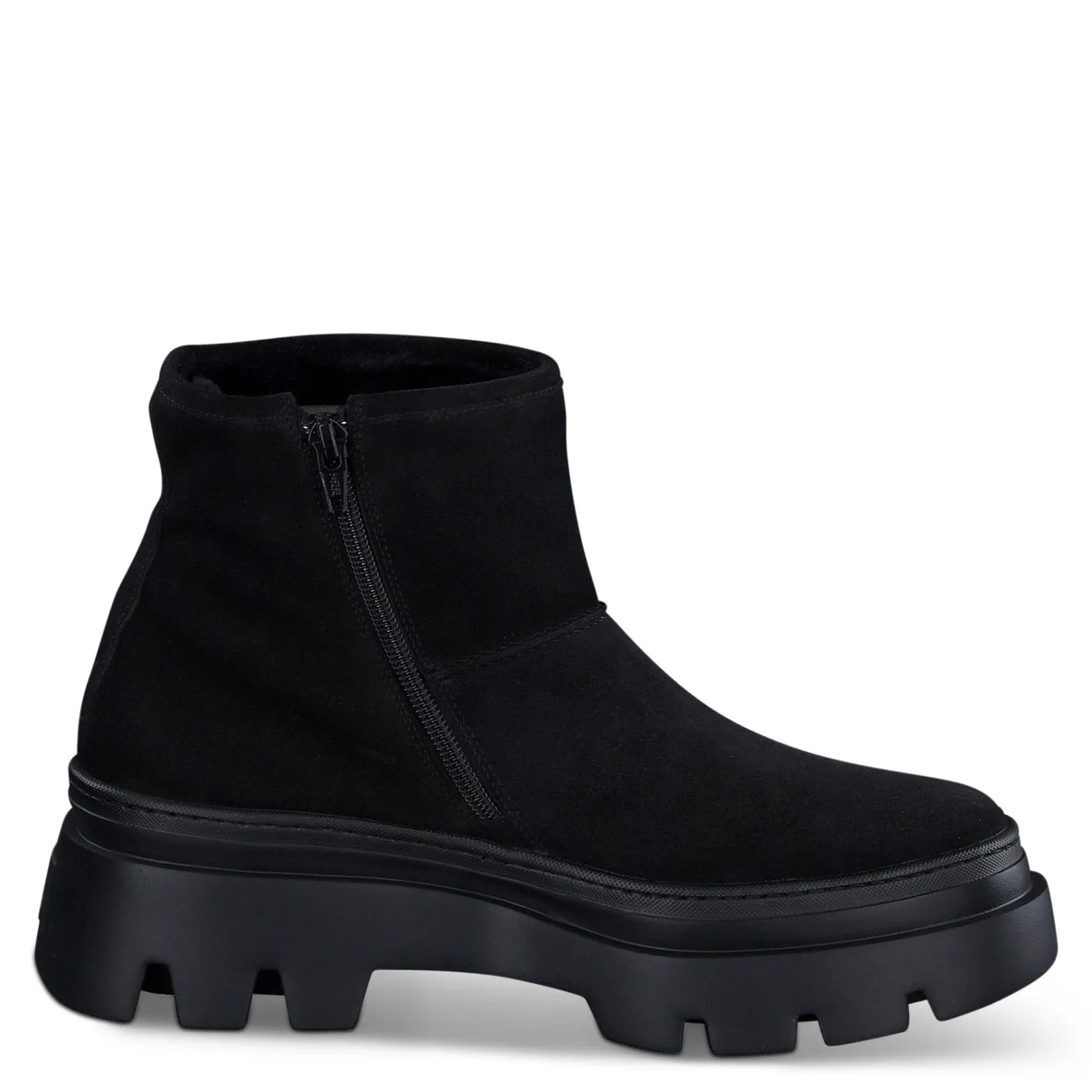 Paul Green SALE|Shelly Boot Black Soft Suede