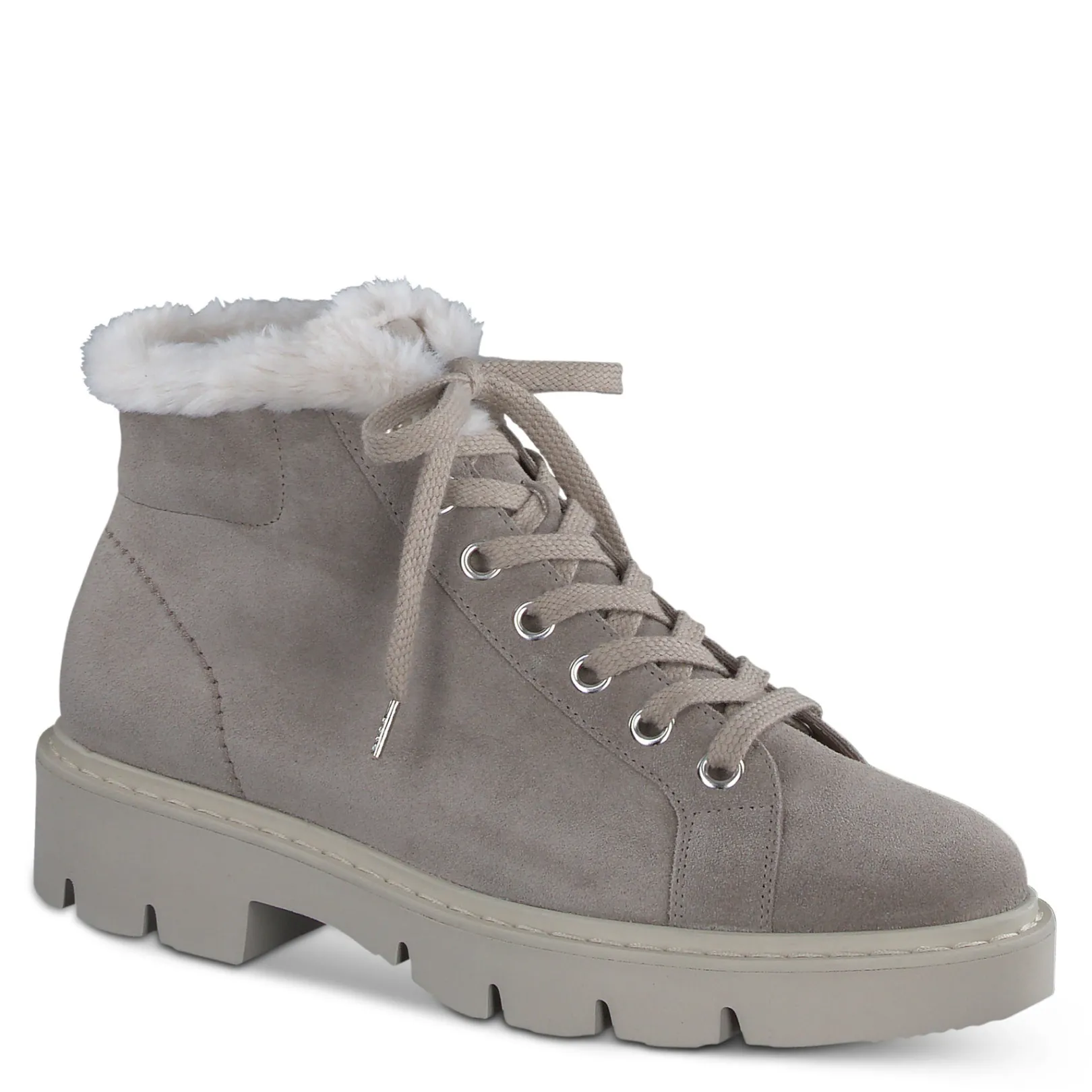 Paul Green SALE|Shiraz Boot Stone Soft Suede
