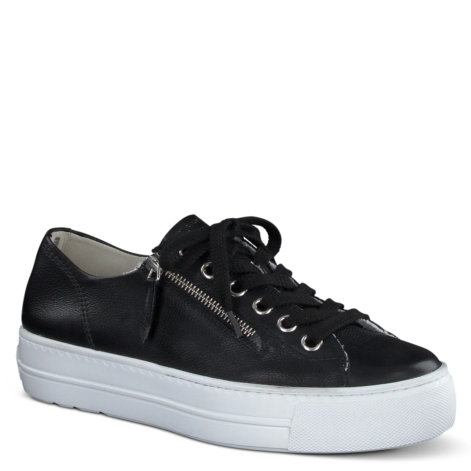 Paul Green BEST SELLERS|SNEAKERS|Skylar Sneaker Black Nickel Leather