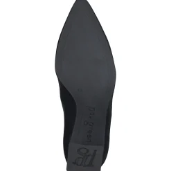 Paul Green SALE|Stacia Heel Black Crinkled Patent