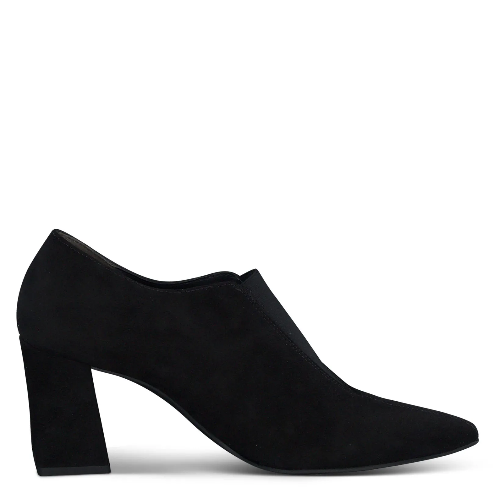 Paul Green SALE|Stacia Heel Black Suede