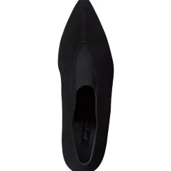 Paul Green SALE|Stacia Heel Black Suede