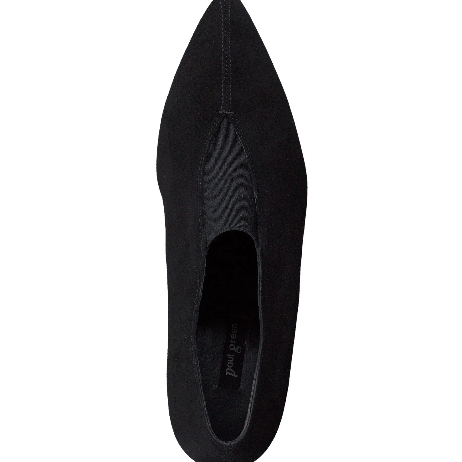 Paul Green SALE|Stacia Heel Black Suede