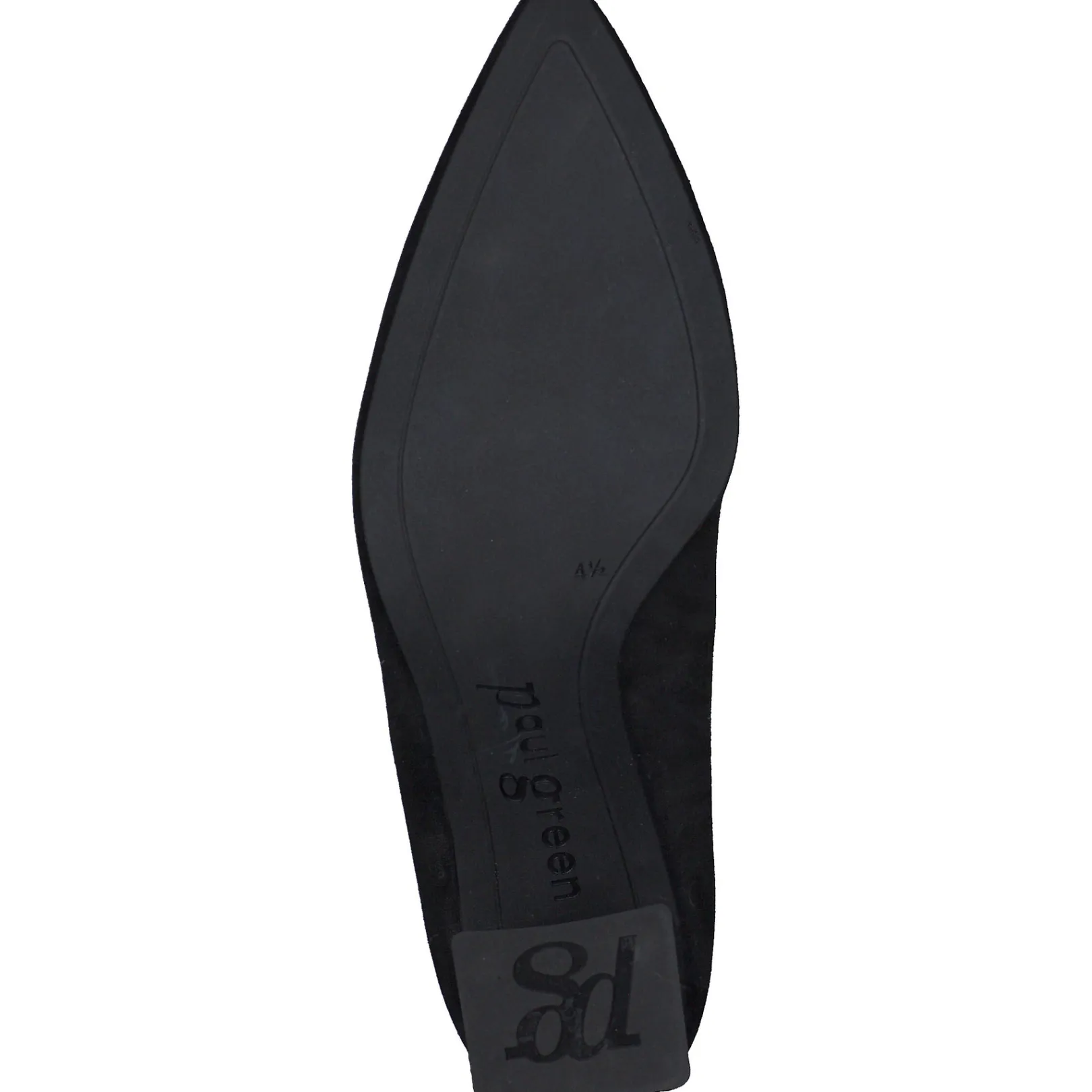 Paul Green SALE|Stacia Heel Black Suede