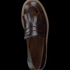 Paul Green SALE|Stacy Flat Bark Brushed Leather