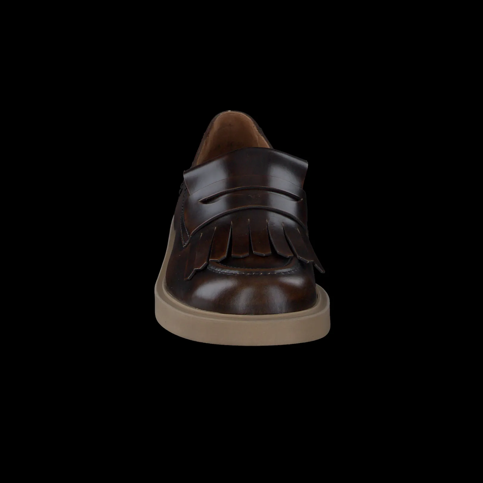 Paul Green SALE|Stacy Flat Bark Brushed Leather