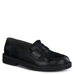 Paul Green SALE|Stacy Flat Black Leather