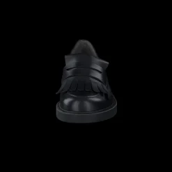 Paul Green SALE|Stacy Flat Black Leather