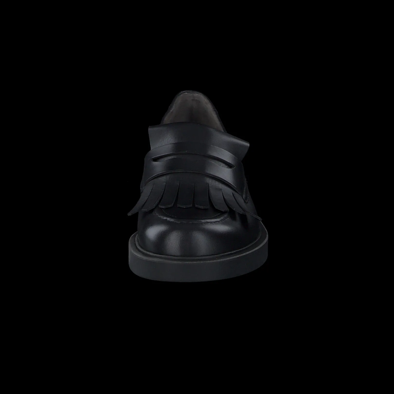 Paul Green SALE|Stacy Flat Black Leather