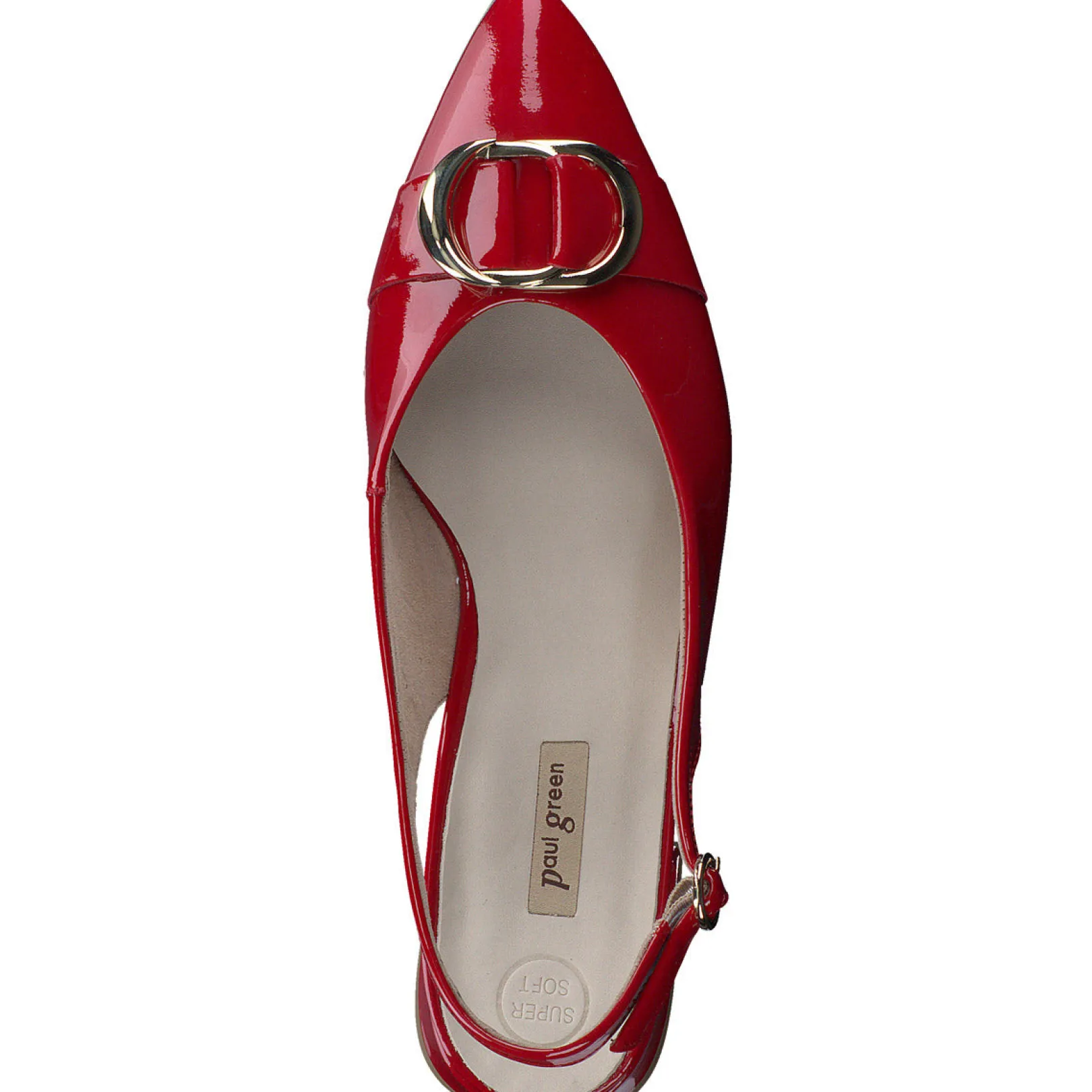 Paul Green LOAFERS/FLATS|SANDALS|Tara Flat Lipstick Soft Patent