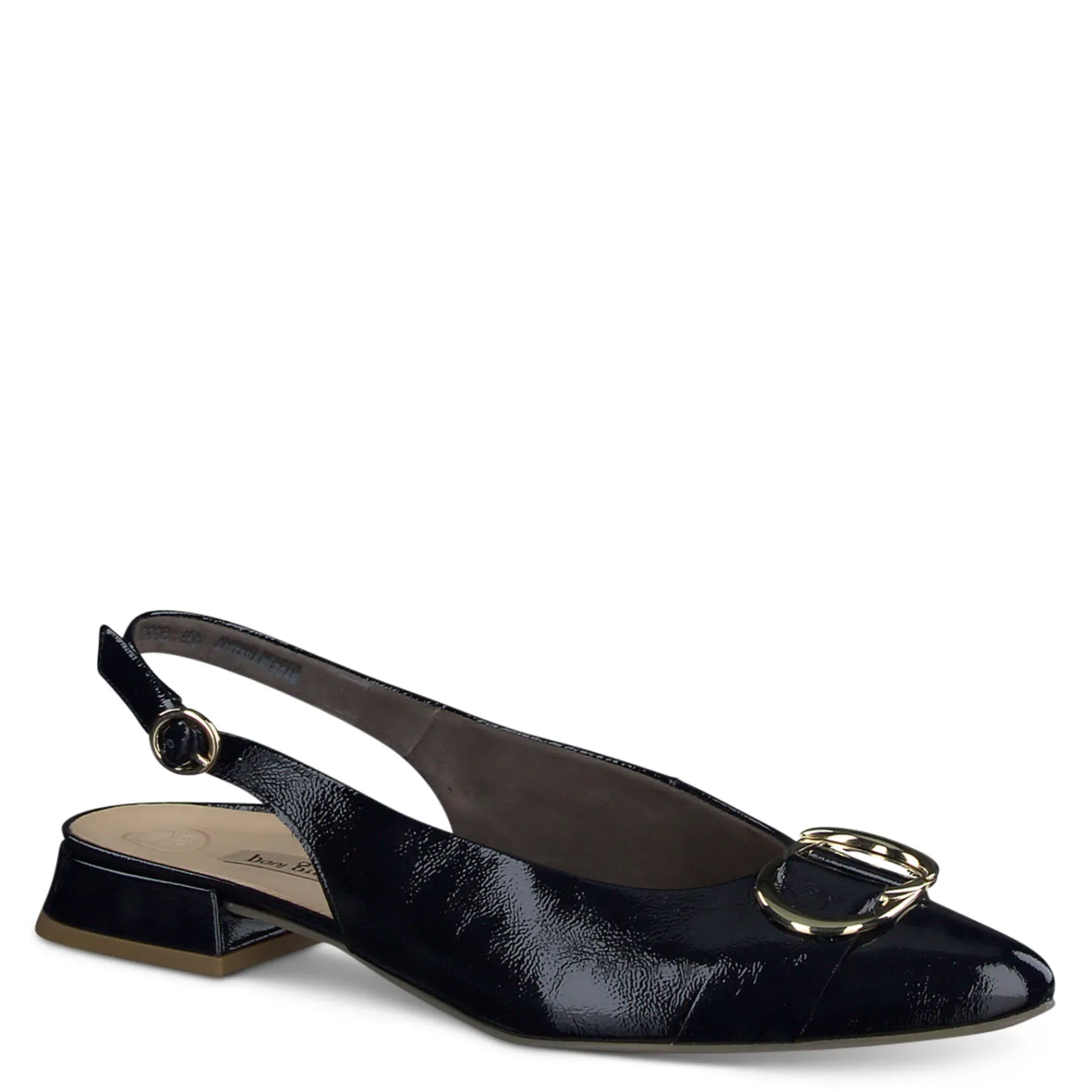 Paul Green LOAFERS/FLATS|SANDALS|Tara Flat Ocean Crinkled Patent