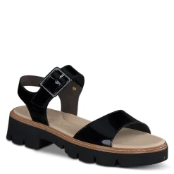 Paul Green SALE|Tasha Sandal Black Patent