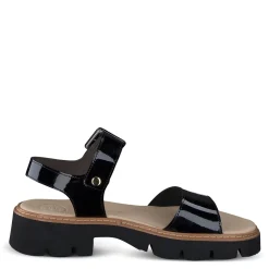 Paul Green SALE|Tasha Sandal Black Patent