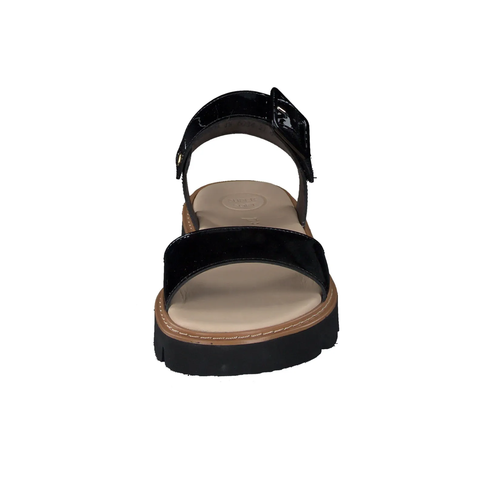Paul Green SALE|Tasha Sandal Black Patent
