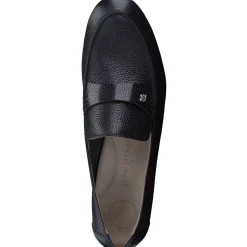 Paul Green LOAFERS/FLATS|Taylor Flat Black Grained