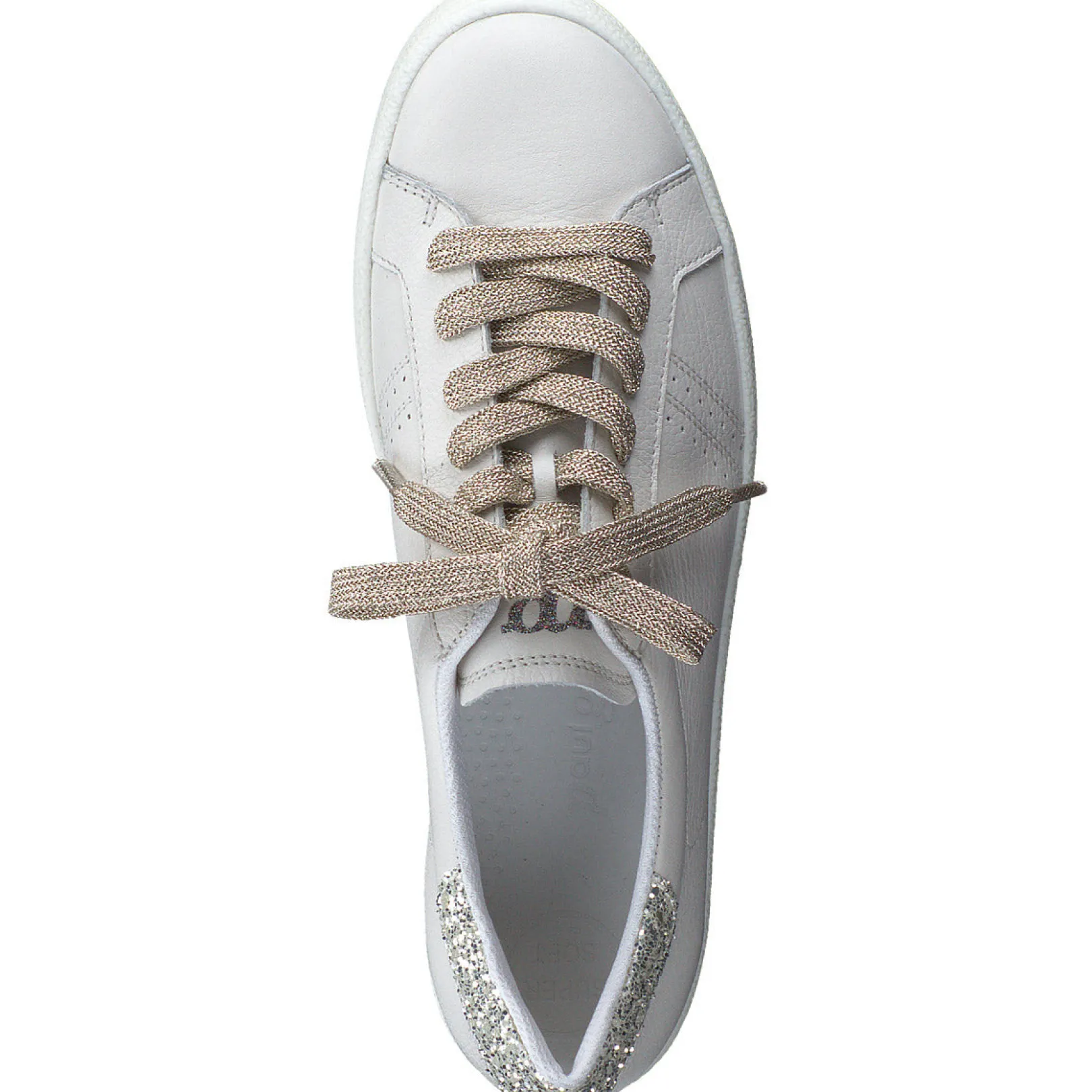 Paul Green SALE|Texas Sneaker Ivory Palegold Combo