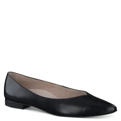 Paul Green LOAFERS/FLATS|Tia Flat Black Leather