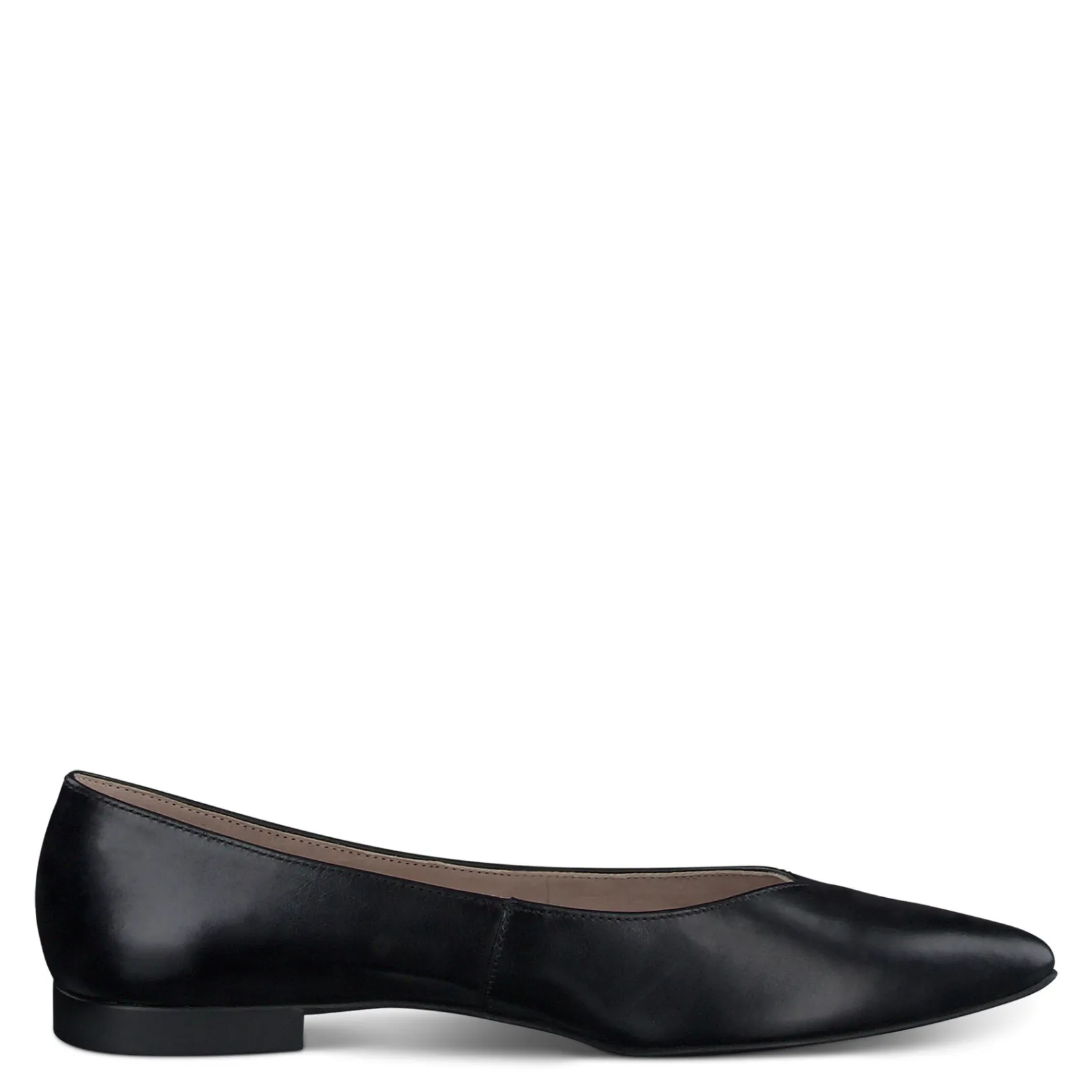 Paul Green LOAFERS/FLATS|Tia Flat Black Leather