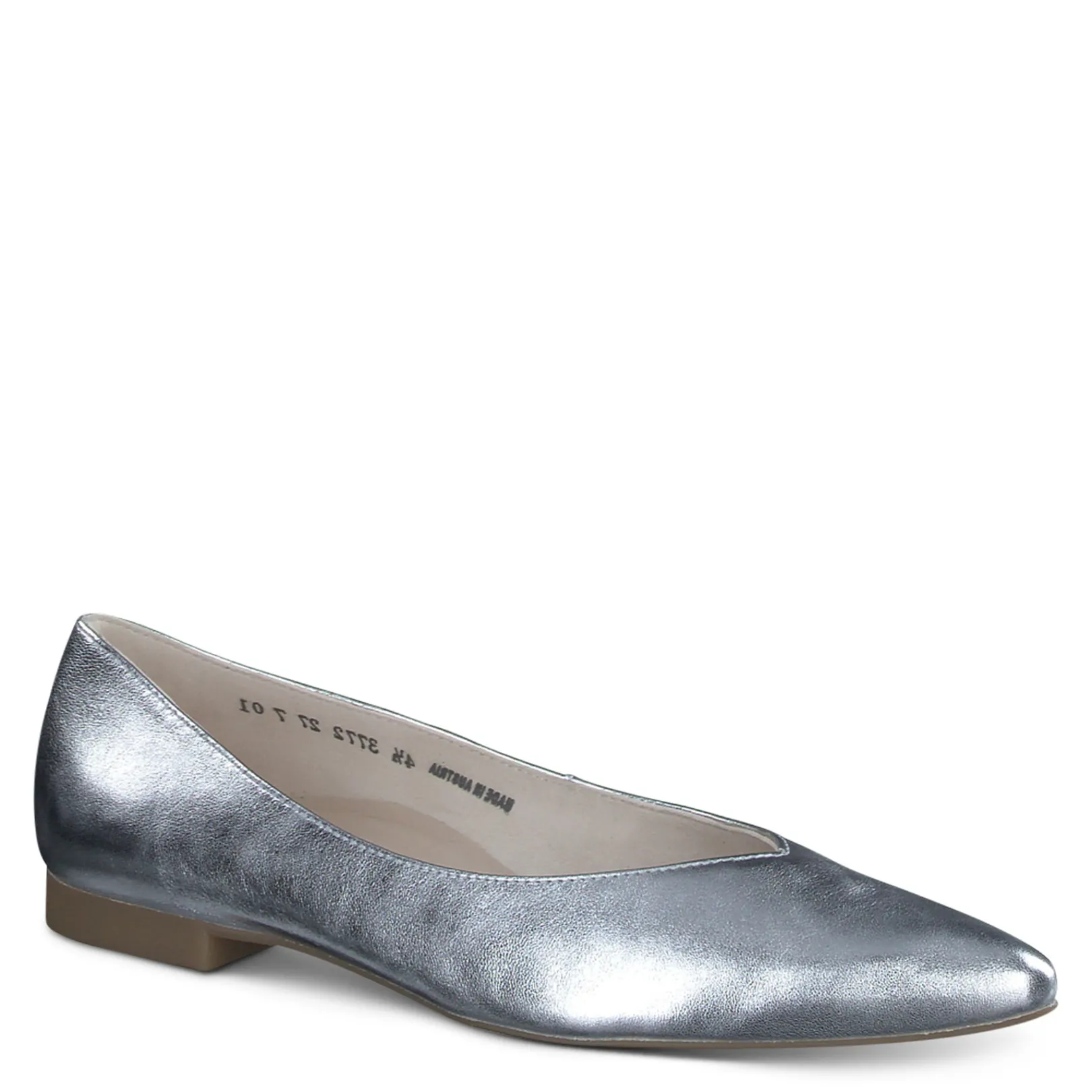 Paul Green BEST SELLERS|LOAFERS/FLATS|Tia Flat Alu Metallic Nappa