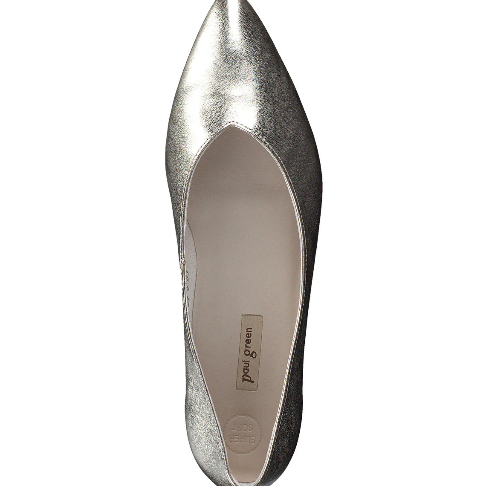 Paul Green LOAFERS/FLATS|Tia Flat Platino Metallic Nappa