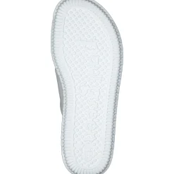 Paul Green SANDALS|Tiki Slide Sandal White Leather
